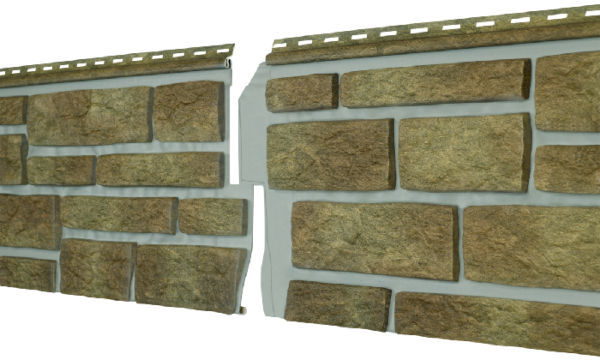 Фасадная панель Ю-пласт Стоун Хаус S-Lock Таганай вулканический купить в Братске