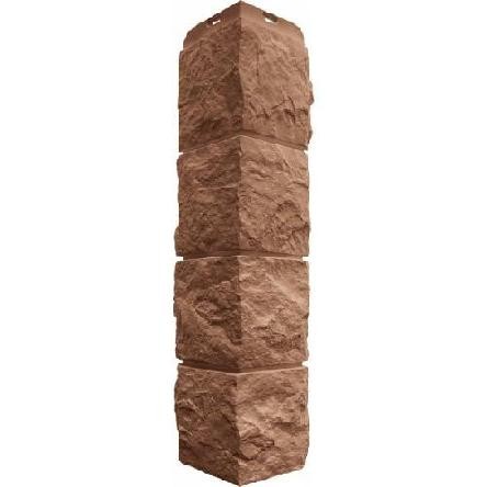 Угол наружный Альта-Профиль Туф ЭКО Терракотовый купить в Братске