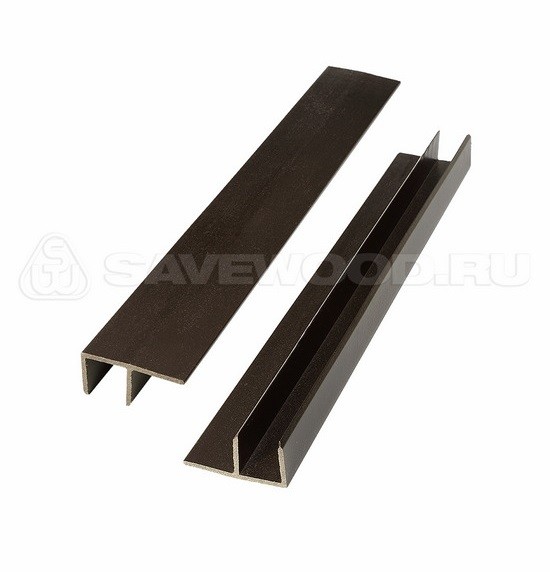 F-профиль ДПК Savewood – Тёмно-коричневый купить в Братске