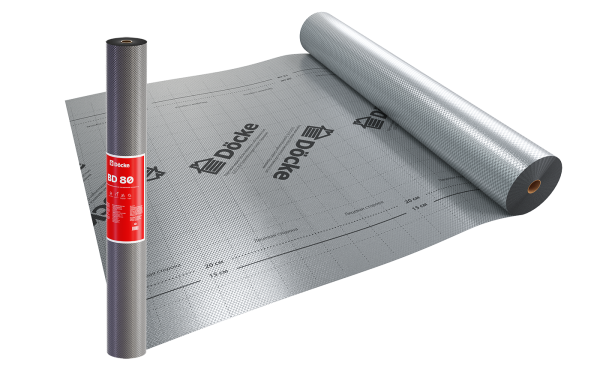 Пароизоляционная пленка Docke, BD 80 (повышенной прочности) купить в Братске