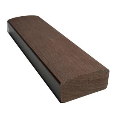 Лавочный брус Ecodecking Некст полнотелый брашированный 70х35 шоколад купить в Братске