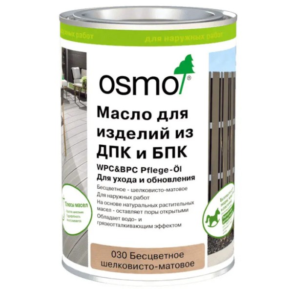 Масло для ДПК (OSMO) Бесцветное купить в Братске
