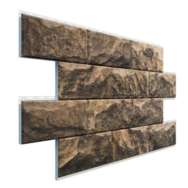 Фасадная термопанель Доломит Дагестанский камень Радонит купить в Братске