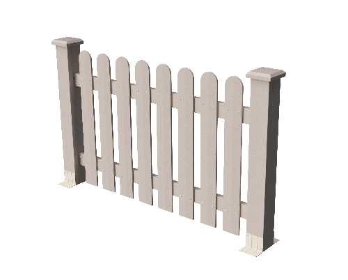 Ограждения декоративное ДПК GRINDERDECO Сежурне выбеленный дуб купить в Братске