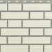 Фасадная панель Альта-Профиль, Кирпич Клинкерный, Белый купить в Братске