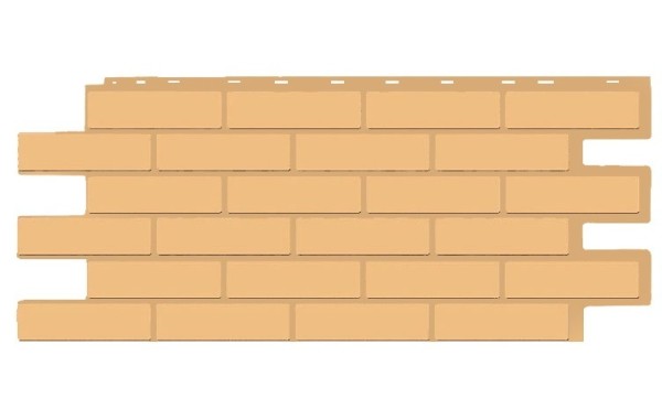 Фасадная панель T-Siding Кирпич Модерн Эко Крем купить в Братске