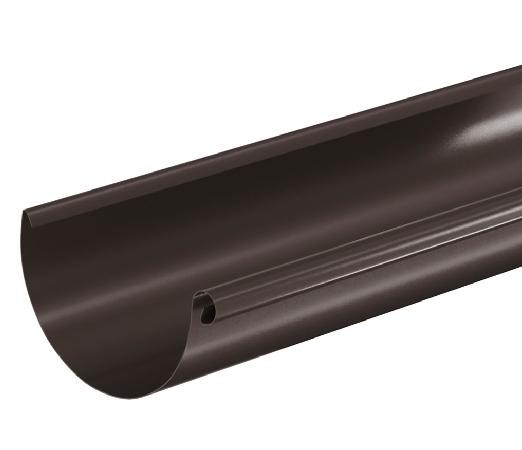 Водосток Aquasistem, система 125x90 - Водосточный желоб 3.00м RR 32 Тёмно Коричневый купить в Братске