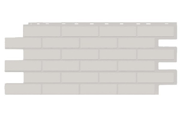 Фасадная панель T-Siding Кирпич Модерн Эко Уайт купить в Братске