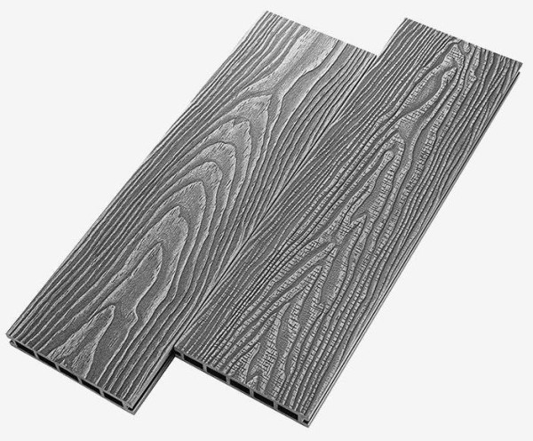 Террасная доска из ДПК RusDecking Unodeck Vintage - Серый купить в Братске