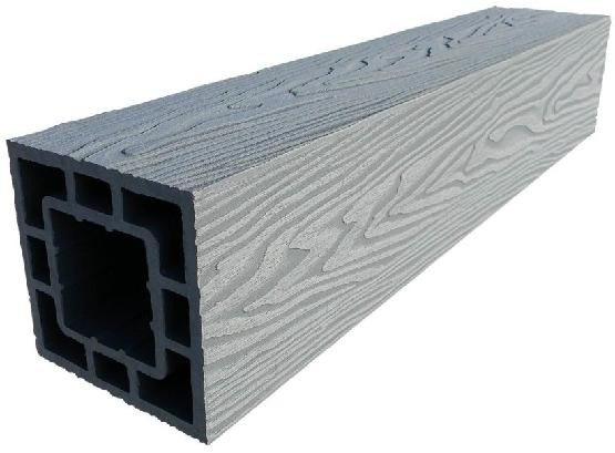 Столб опорный ДПК 3D GardenParkett фактура дерева Серый купить в Братске