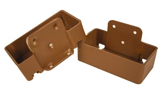 Крепление перил прямое из алюминия GardenParkett Орех купить в Братске