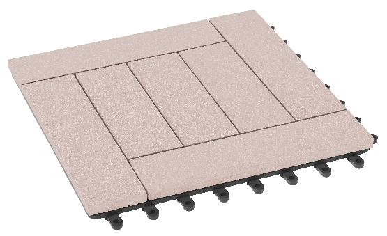 Модульный паркет ДПК GRINDERDECO Комфорт 6 Выбеленный дуб купить в Братске